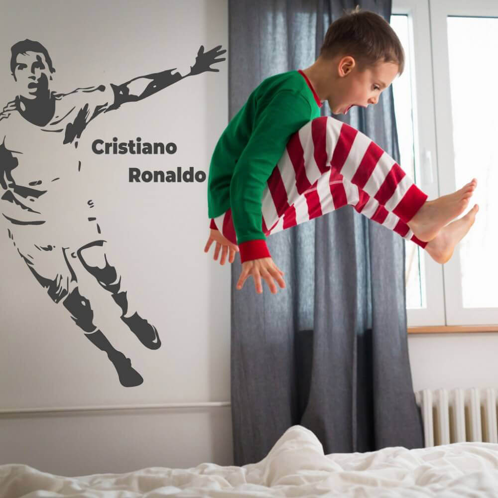Samolepka na zeď - Christiano Ronaldo