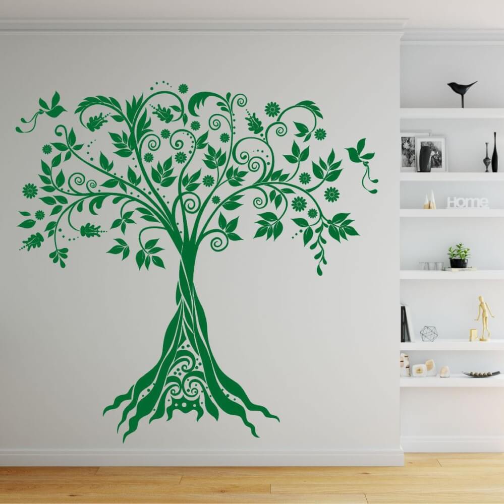 Šablony na malování - ornamentové strom