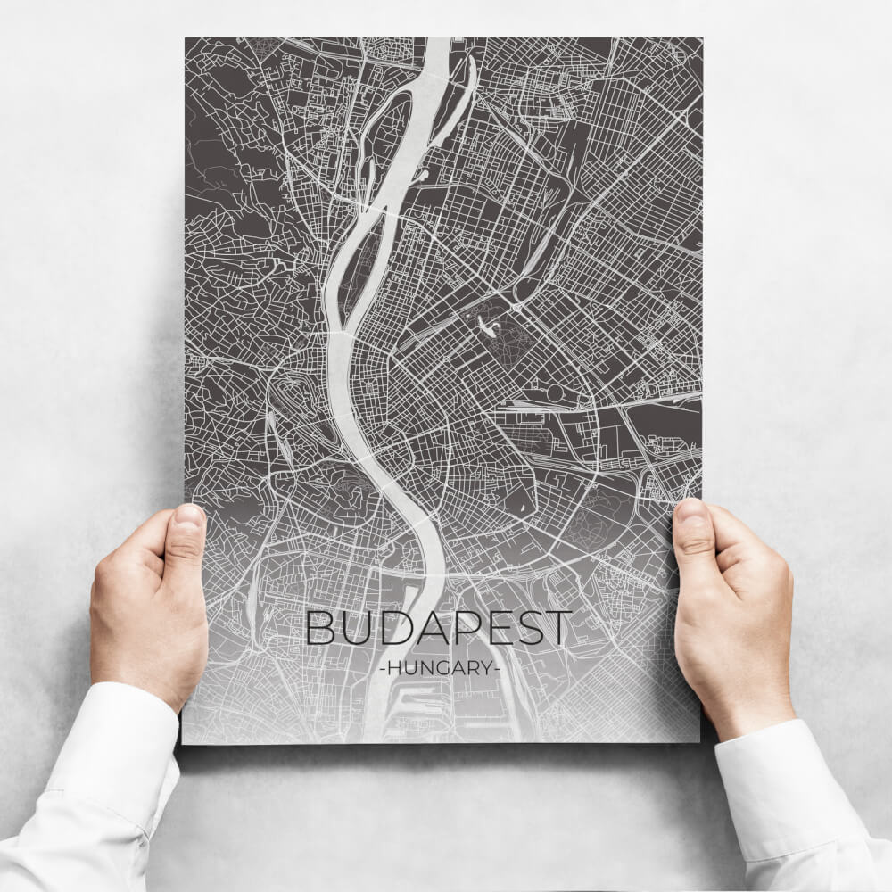 Sada obrazů - Map Of Budapest
