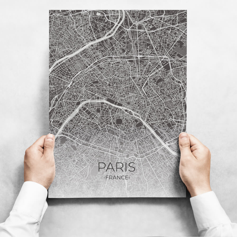 Sada obrazů - Map Of Paris II
