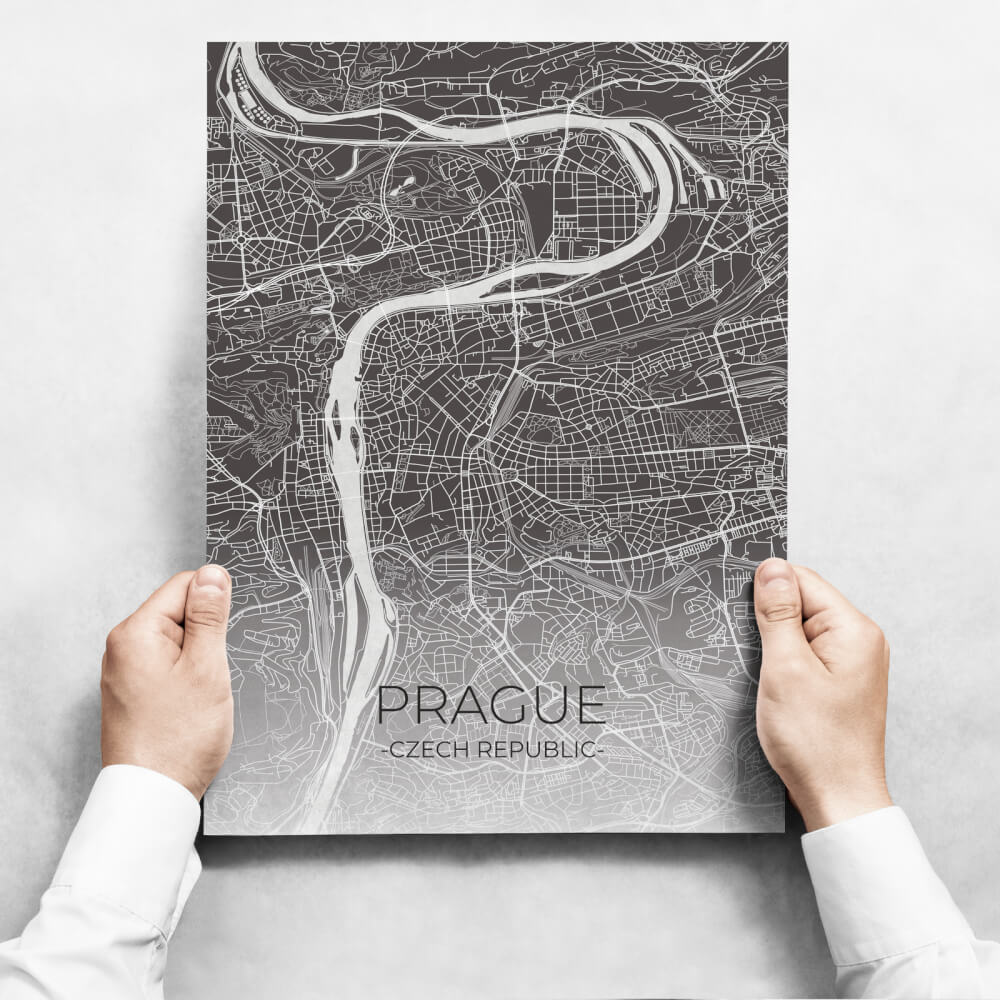 Sada obrazů - Map of Prague II