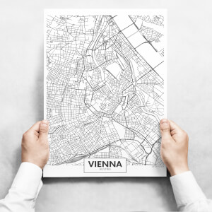 Sada obrazů - Map of Vienna II