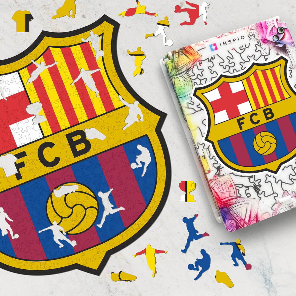 Levně Puzzle FC Barcelona - fotbalové puzzle pro náročné