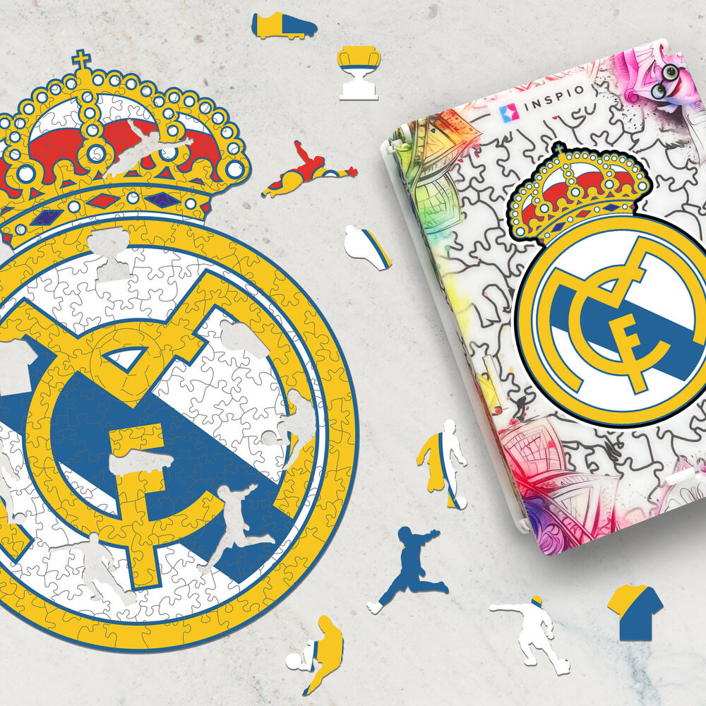 Levně Puzzle s motivem fotbalového klubu - Real Madrid CF