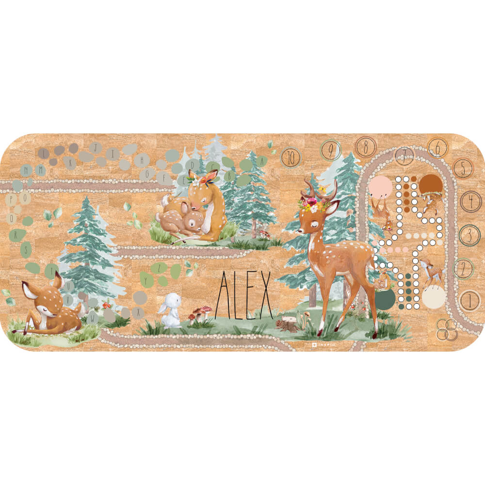 Levně Dětský koberec z korku - Lesní svět a hry pro děti