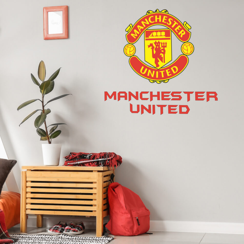Samolepka na zeď - Manchester United Fotbalový klub