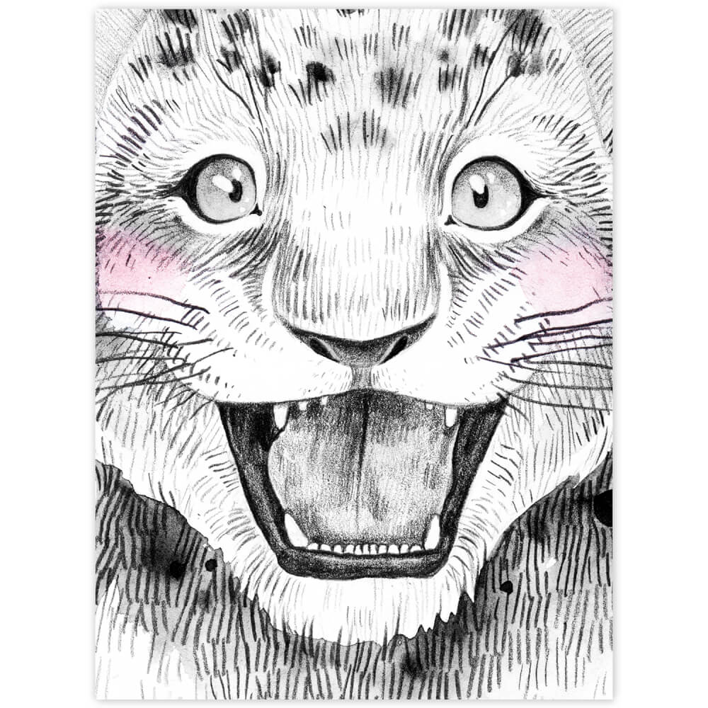 Levně Obraz do dětského pokoje - Dekorace gepard