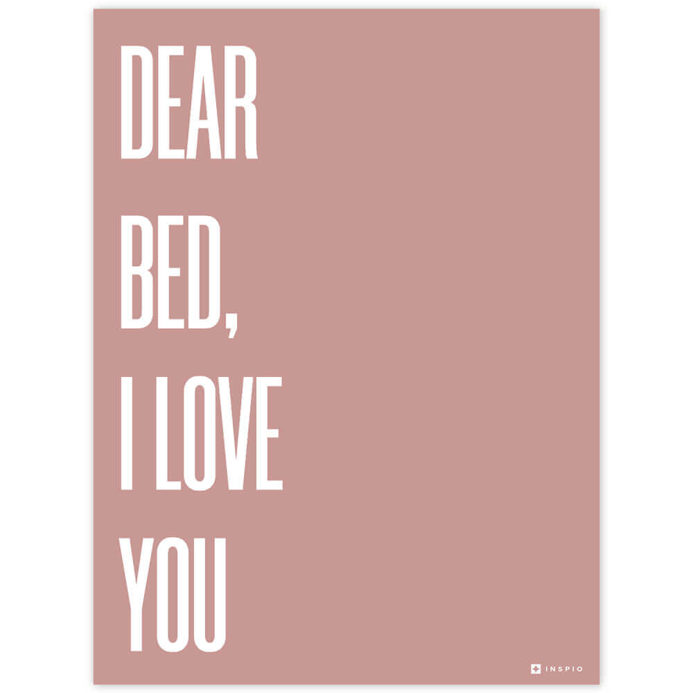 Levně Obraz do ložnice - Dear bed