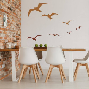 Šablony na malování - Letící ptáci