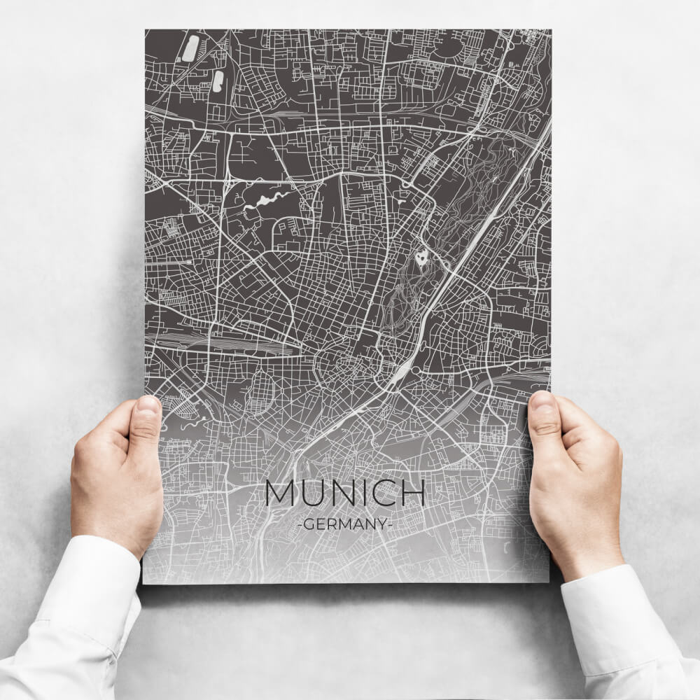 Sada obrazů - Map of Munich